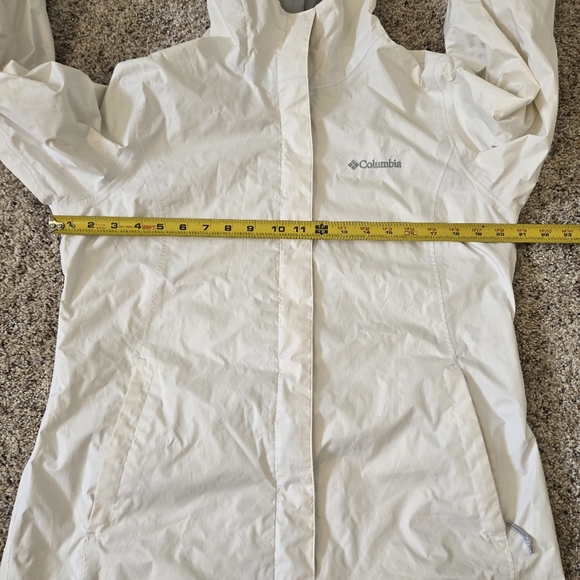 Columbia Windbreaker Size Medium White - Picture 13 of 13